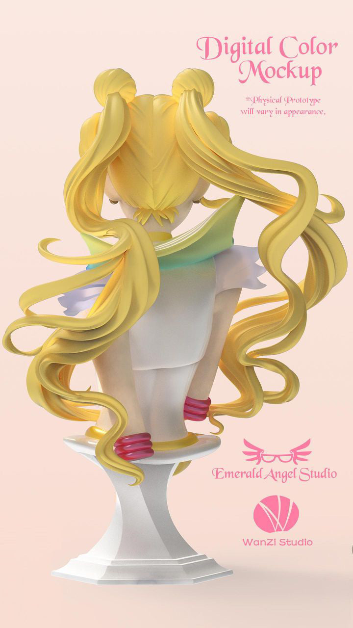 1/4 Scale Super Sailor Moon Bust! Pre-Painted Ver